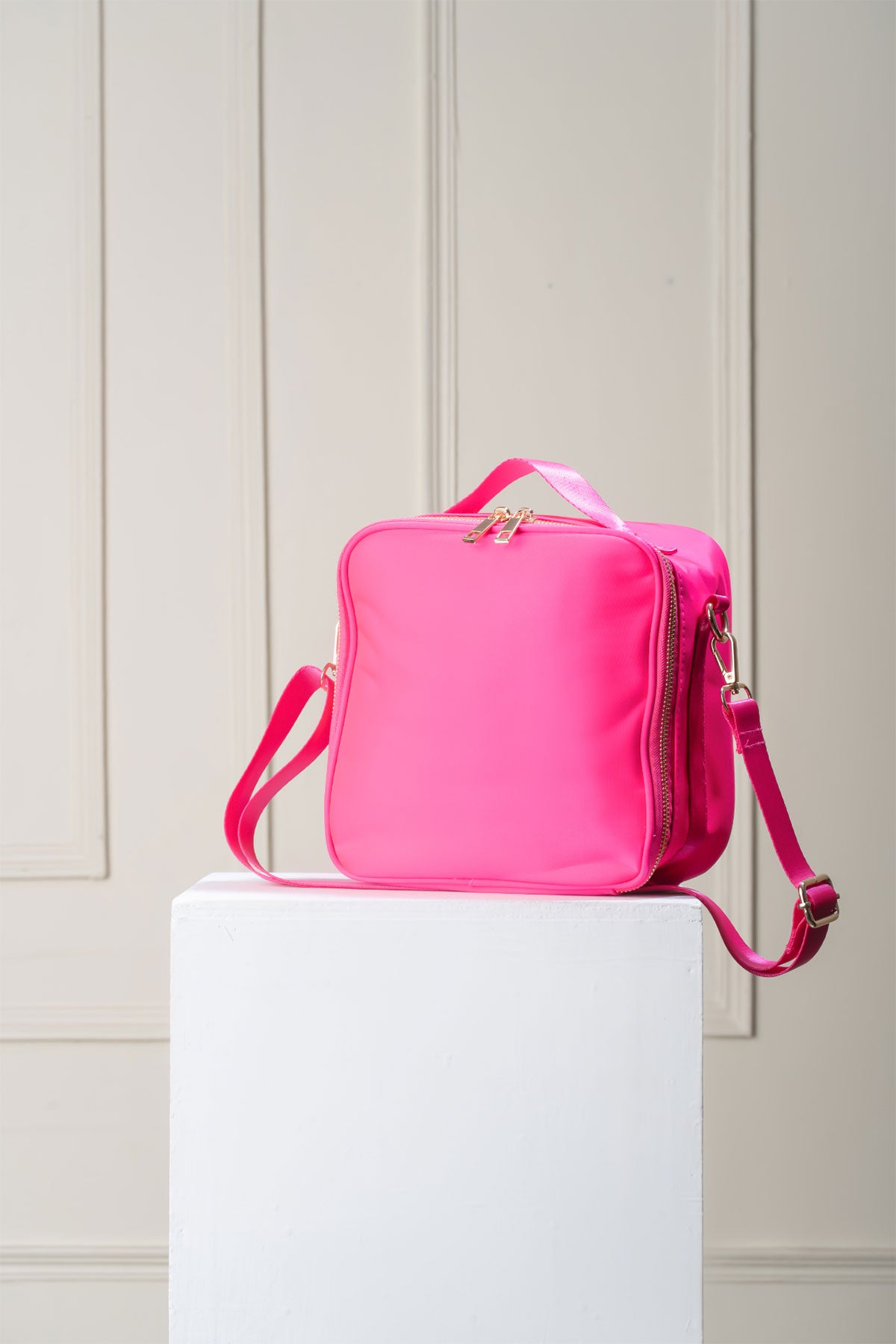 Hot Pink Lunch Bag