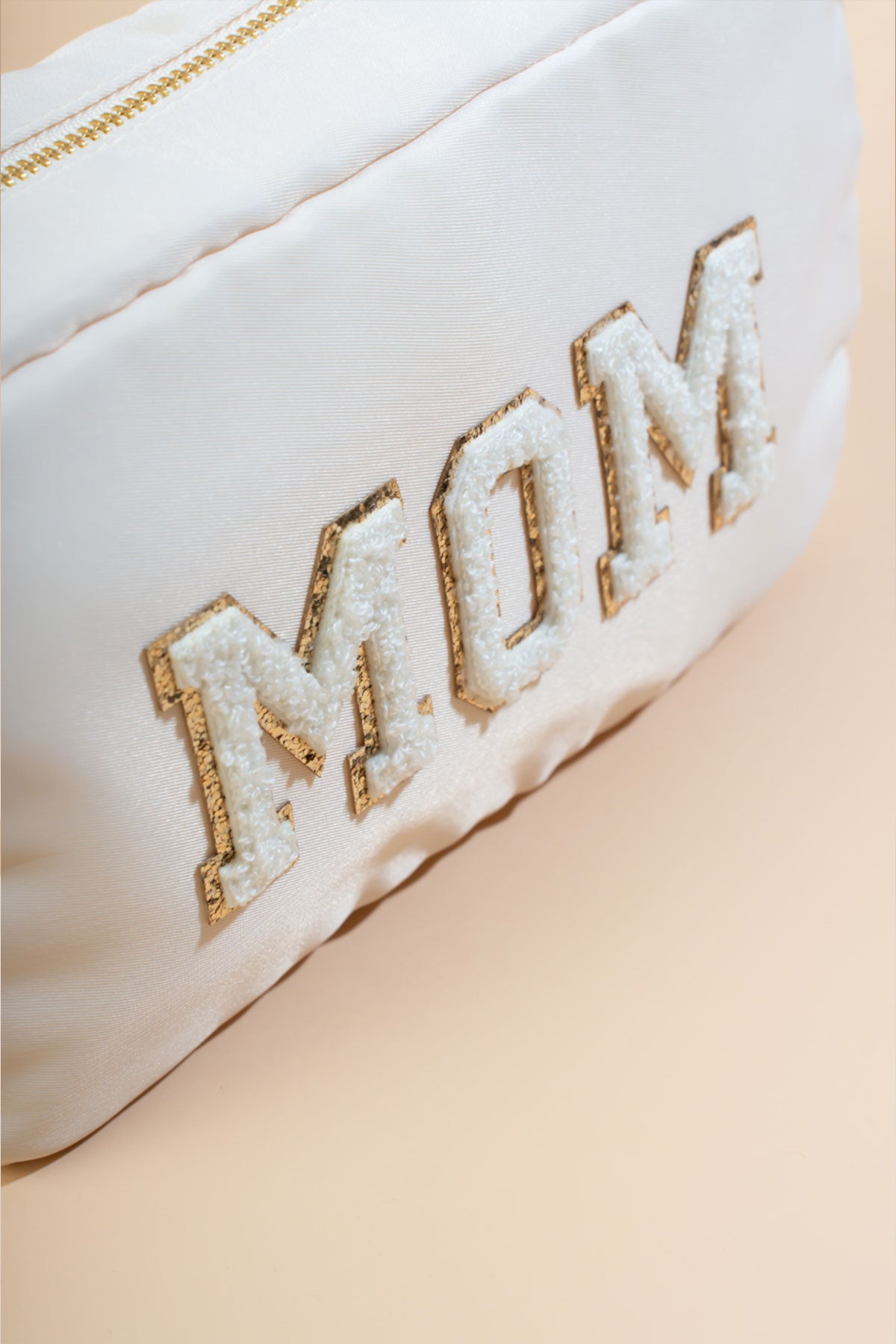 MOM Almond White Pouch