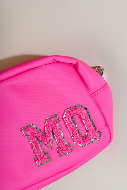 Medium Hot Pink Pouch