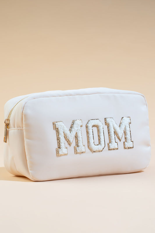 MOM Almond White Pouch