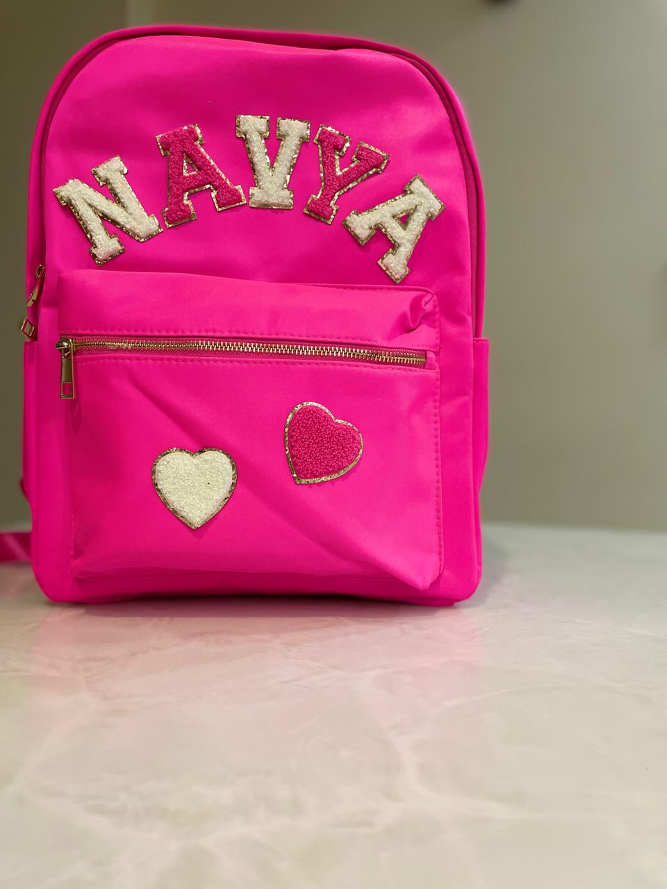 Love pink backpack hotsell